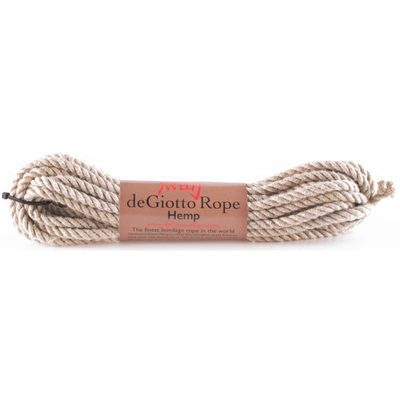deGiotto Hemp Shibari Rope 30 feet