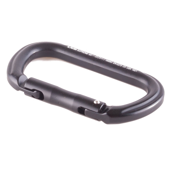 Supreme Oval Carabiner Black